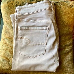AE Dusty Pink Jeggings Sz 12 X-Long